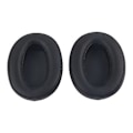 Miniatyrbilde 1 av 5: Øreputer Mykt Proteinlær Erstatning Memory Foam Øreputer Deksel for WHH910N Headset (Svart) Noir