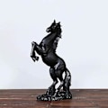 Miniatyrbillede 2 af 5: Kunstskulptur, - Heste Rotte,