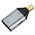 Pikkukuva 1 / 5: USB C -sovitin Type-C naaras -yhteensopiva DP MiniDP urossovitin HD-video 4K@60Hz (MINI DP-yhteensopiva liitäntä)