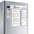 Miniatyrbild 2 av 5: A3 Magnetisk Whiteboard-ark För Kökskyl Multipurpose Kyl Veckovis Whiteboard Kalender För