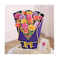 Miniatyrbilde 2 av 5: Pop-up Bukett, Pop-up Blomsterbukett Ting, Fe