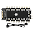 Miniatyrbild 1 av 4: RGBLED Splitter Hub 11-vägs Splitter Hub Stifts Hub Förlängare Byggd för att Hålla