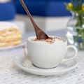 Miniatyrbild 3 av 5: 6 st Träslevar, långt skaft Träslevar Blandning Omrörning Soppa Kaffe Is Te Sked Används För Kök
