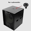 Miniatyrbild 4 av 4: Högtalarstativ Topplock, Metall Högtalarskåp Stolpfäste, PA/DJ Stativ Högtalarstativ Monteringsadapter 107x84mm (2-pack Svart)