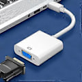 Pikkukuva 4 / 4: Mini Dp - VGA -sovitin 1080p Mini Displayport -kaapeli HDTV-näytölle Projektori Tabletti Kannettava tietokone