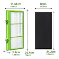 Miniatyrbillede 2 af 5: Udskiftnings True Filter til Aer1 Hapf300ah Filter, reservedele Hapf300ah-u4r, hap242-nuc, etc