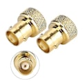 Miniatyrbillede 3 af 4: BNC Hun til SMA Han Konnektor, 2 stk. Guld BNC BN Cto SMA Konnektor BN Cto SMA Konverter Meget Alsidig