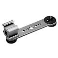 Miniatyrbild 3 av 5: Kamera Trippel Skofäste Förlängningsstång Med 1/4tum 3/8tum Gänga För Gimbal Stabilisator Tripod