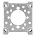 Miniatyrbillede 3 af 4: Quad Block Motorbeslag Zinklegering Simpel Installation med 4 stk. Monteringsskruer M4 x 0,7 mm