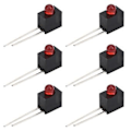 Miniatyrbillede 5 af 5: 100 stk. LED-holder 3 mm lampeskærm 90 graders bøjning med lette industrielle kontrolkomponenter, rødt lys