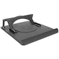 Miniatyrbillede 3 af 4: Computer Base Justerbar Tablet Support 360&#8209;Graders Rotation Plastik Sort 7&#8209;Trins Hældning