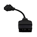 Miniatyrbild 1 av 5: För 22Pin till OBDII 16Pin Hona Kontakt Adapter Kabel för 22 Pin OBD II OBD Diagnostikkabel