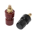 Miniatyrbillede 4 af 5: 1 Par 6mm 333 Bindingsstolpe til Effektforstærkerterminaler AC Strøm o Adapter