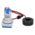 Miniatyrbilde 3 av 4: Digital LED Indikatorlampe Firkantet 3-Display Signal LED Lys 60-500V AC 0-100A ST17VAH Blå