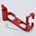 Miniatyrbilde 5 av 5: For XT2 X-T2 Kamera Hurtigutløser L Plate/L Brakett Vertikal Kamerabase Holder Håndgrep Rød