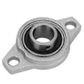 Miniatyrbilde 1 av 4: KFL004 Miniatyr Sink Aluminium Legering Montert Lager Putelagerblokk Flens Rombe Lager