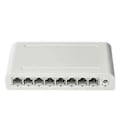 Miniatyrbild 2 av 5: 8 Port Gigabit Data Switch, Nätverkshubb, Desktop Ethernet Splitter, Plug & Play Skärmade Portar Fläktlös Tyst Mini Portabel