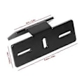 Miniatyrbillede 3 af 5: Bil Mobilradio Monteringsbeslag Stativ Legering Sort Passer Til Kenwood Tm-v71 Tm-v71a Ic-2730a Walkie Talkie Beslag