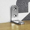 Miniatyrbillede 5 af 5: 13 stk. rustfrit stål monteringsbeslag 40x40mm, vinkelbeslag til fastgørelse og reparation af møbler, forstærkning af samlinger, sølv Auspicious