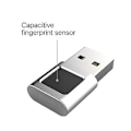 Miniatyrbild 3 av 5: Mini USB Fingeravtrycksläsare Modul Enhet Biometrisk Skanner För Windows 10/11/hello Dongel Bärbara Datorer Nyckel USB