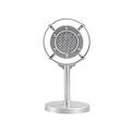Miniatyrbillede 3 af 5: Vintage Mikrofon Simulation Klassisk Retro Dynamisk Vokal Mikrofon Universal Stand Til Live Perf
