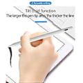 Miniatyrbilde 4 av 5: Aktiv pekepenn for nettbrett med håndflateavvisning, tiltsensitivitet, skråstilling, fet skrift, presis magnetisk pekepenn for IOS-nettbrett, hvit