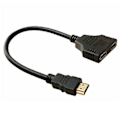 Miniatyrbilde 1 av 5: 2-i-1 Splitter Adapter HD 3D 1080p