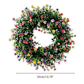 Miniatyrbild 2 av 5: Färgglad Vår Sommarkrans, Färgglad Vår Sommarkrans Heminredning Färgglad Cottage Krans Världsklassdesign