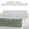 Miniatyrbillede 4 af 5: 1/72 1/48 1/35 Skala Statisk Græs Plantningsskabelon Værktøj Til Elektrostatisk Flok Applikator Scene S