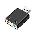 Miniatyrbilde 1 av 5: Ekstern 7.1 USB 3D Surround Lydkort/Audio Boks Hodetelefon- og Mikrofoninngang