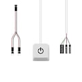 Miniatyrbild 2 av 5: 2m Portabla LED-lampor Dator Skrivbord Switch PC Extern Start På/Av Knapp Förlängningskabel, RGB