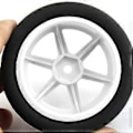 Pikkukuva 4 / 5: 4 kpl 68mm 1/10 RC kilpa-auton renkaat maantielle Touring Drift -auton rengaspyörä TT01 TT02 XV01:lle, valkoinen