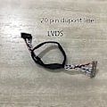 Miniatyrbillede 5 af 5: 1 Sæt Standard 20pin Lvds Input Til 50pin Ttl Port Output Driver Controller Board Modul Med Kabel