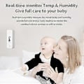 Miniatyrbillede 4 af 5: Smart Baby Room Alarm - App-styret Temperatur- og Fugtighedsmåler
