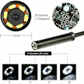 Miniatyrbilde 4 av 5: Endoskop, 1200P HD endoskopkamera, IP67 vanntett halvrigid inspeksjonskamera med 6 justerbare LED, for Android-telefon Windows Macbook-datamaskin