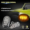 Miniatyrbillede 3 af 5: Gule LED Sideblinklys til Jimny Jb74 Jb64 2018- Udskiftning af Blinklysindikator, Smo