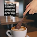 Miniatyrbilde 4 av 5: 6 stk. treskjeer, langskaftede treskjeer til blanding, røring, suppe, kaffe, iste, brukt til kjøkken