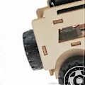Pikkukuva 4 / 4: 3D Puinen Palapeli Automalli Rakennussarja Lapsille DIY Koulutus Tiede Rakentaminen STEM Projektit Pienille Pojille Lelut