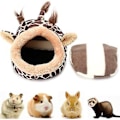 Miniatyrbild 1 av 5: Varmt hamsterbo Lätt marsvinssäng Smådjur Vinterbo Djursäng (giraff, S) 1 st