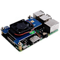 Pikkukuva 2 / 5: Raspberry Pi 4 Model B/3B OLED-näytöllä ja 802.3af POE-verkkolaajennuskortilla