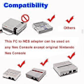 Miniatyrbillede 3 af 5: Adapter til FC 60 Pin til 72 Pin Spillekonsolsystemer, erstatning for NES konsolsystemkonverter