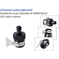 Miniatyrbilde 2 av 5: 2 stk. 16 mm Universal Kran Kobling Adapter Mikser Kjøkken Hageslange Monteringsklemme