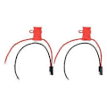 Miniatyrbillede 2 af 5: 2 stk. Mobilradio Strømkabel med Sikring til CDM1250 GM360 CM140 GM3188 GM3688 GM1280