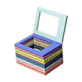 Miniatyrbilde 1 av 5: 3-tommers Fotoramme, Magnetisk Fotoramme for Kjøleskap, DIY Magnetisk Ark Kombinasjonsdisplaybord