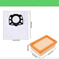 Miniatyrbillede 4 af 5: Støvsugerposer 2.863-006.0 Filter til WD4 WD5 WD6 WD5P WD6P Premium Støvsuger Reservedele