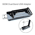 Pikkukuva 2 / 5: EW-7733 RT3573 2.4G 5G Dual Band 900Mbps USB-sovitin 3 Sisäänrakennetulla Vahvistusantennilla Langaton Ethernet USB WiFi-vastaanotin PC:lle