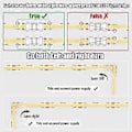 Miniatyrbillede 2 af 5: 10 stk. 2-benet 8 mm COB LED-stik-sæt til 8 mm COB LED-strip lys