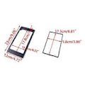 Miniatyrbilde 3 av 5: 2 DIN DVD Stereo Radio Navigasjon Fascia Panel Surround Plate Ramme Adapter Passer for Focus C-Max Fiesta