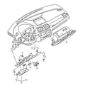 Miniatyrbillede 4 af 5: 8U1863300B6PS Ny Bil Instrumentpanel Opbevaringsbakke Handskerum til Q3 8U RSQ3 Sportback 2012-2018 LHD