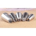 Miniatyrbilde 4 av 5: 5 store kakepynt munnstykker, glasur tips for sprøyteposer, for kake og cupcake dekorering-Fei Yu